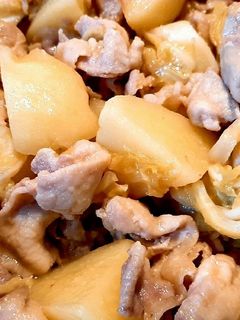豚肉とじゃがいもの味噌バター炒め-レシピのメイン写真