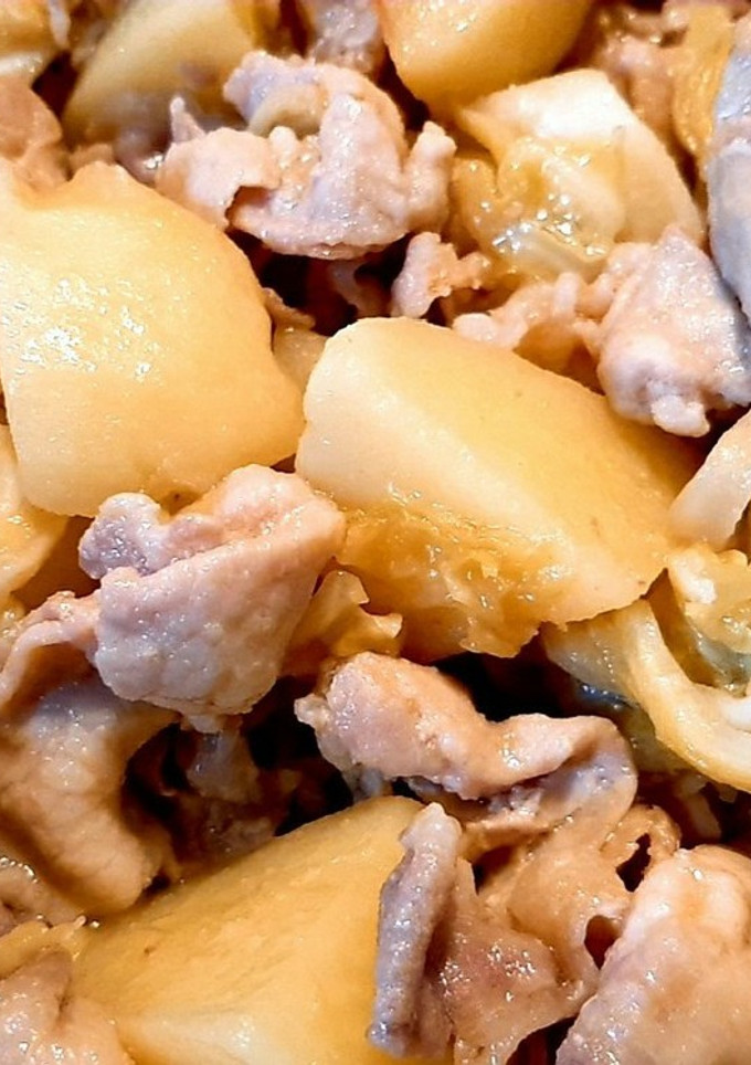 豚肉とじゃがいもの味噌バター炒め-レシピのメイン写真