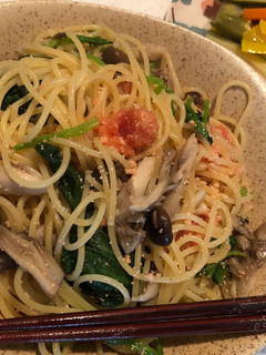 たらことキノコのバター醤油パスタ-レシピのメイン写真