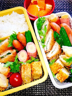 息子と娘のお弁当'20.5.28-レシピのメイン写真