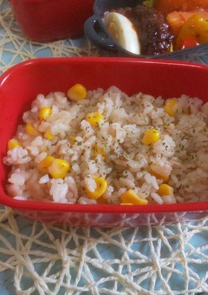 お弁当にピッタリコーンバターコンソメご飯-レシピのメイン写真