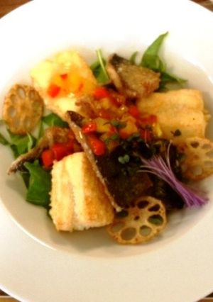 鰯と餅のカラフルあんかけ（透析食）-レシピのメイン写真