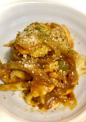 鶏胸肉とちくわのケチャップバターソテー-レシピのメイン写真