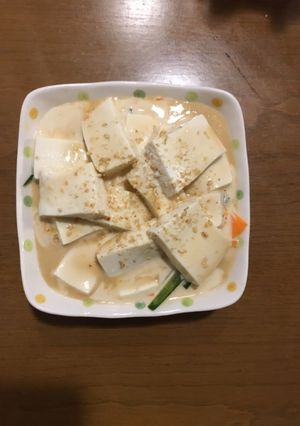 美味しい！豆腐とゴマポン酢のサラダ-レシピのメイン写真