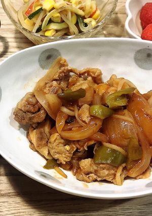 豚こまOK!3工程で♪ポークチャップ-レシピのメイン写真