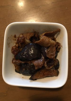 ご飯にピッタリ！なすと豚肉炒め-レシピのメイン写真