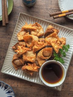 ○揚げワンタンの甘酢あんかけ○-レシピのメイン写真