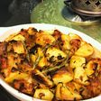 新じゃがと鶏肉のグリル焼き