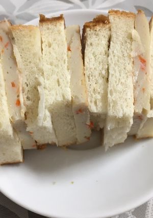 料理嫌いの母の味じゃこ天サンド-レシピのメイン写真