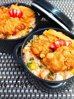 炊飯器で混ぜるだけ♪簡単激ウマ海老ピラフ-レシピのメイン写真