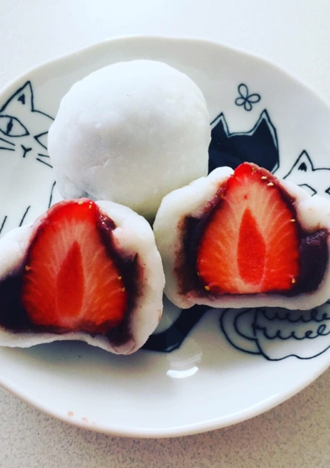 レンジで簡単！本格的ないちご大福-レシピのメイン写真