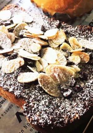 ココナッツ入り！チョコトースト-レシピのメイン写真