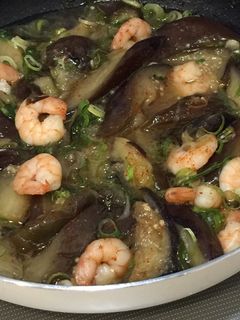 なすとむきエビの煮物-レシピのメイン写真
