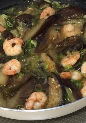 なすとむきエビの煮物-レシピのメイン写真