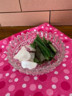 味付け昆布茶のみ♡あやめ雪カブの浅漬け♡-レシピのメイン写真
