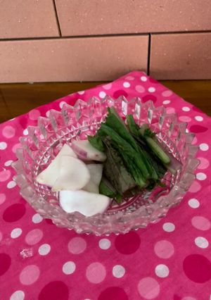 味付け昆布茶のみ♡あやめ雪カブの浅漬け♡-レシピのメイン写真