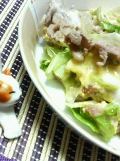 早旨っ☀✿豚肉とキャベツ炒めの❀卵とじ✿-レシピのメイン写真