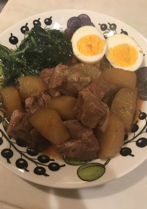 圧力鍋で20分♪豚と大根の煮物-レシピのメイン写真