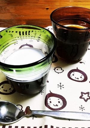 子供とコーヒーゼリー作り-レシピのメイン写真