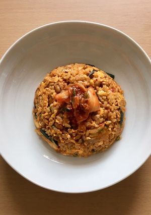 キムチ納豆炒飯-レシピのメイン写真