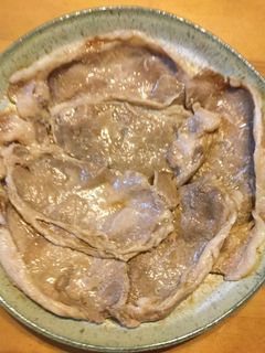 レンジで豚のしょうが焼き(蒸し)-レシピのメイン写真