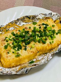 厚揚げの梅マヨネーズ焼き-レシピのメイン写真