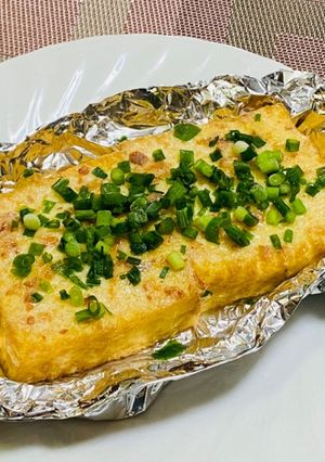 厚揚げの梅マヨネーズ焼き-レシピのメイン写真