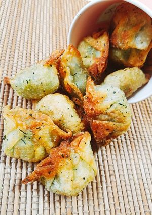 リメイク✩ワンハンドdeぽて茶ら餃子-レシピのメイン写真