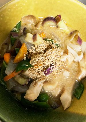 全てレンジ胸肉なす甘酢味青椒肉絲風-レシピのメイン写真
