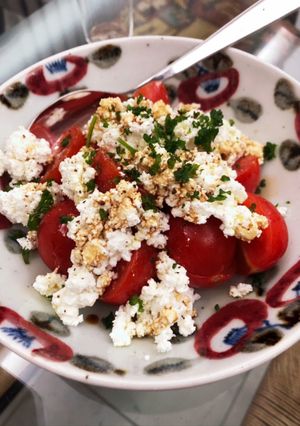 フルーツトマトとカッテージチーズのサラダ-レシピのメイン写真