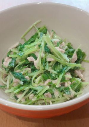 水菜ツナサラダ-レシピのメイン写真