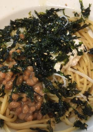 納豆ツナパスタ-レシピのメイン写真