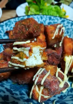 米粉で豆腐の唐揚げ〜ビーガン-レシピのメイン写真