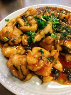 鶏モモ肉のねぎニラ甘酢炒め-レシピのメイン写真
