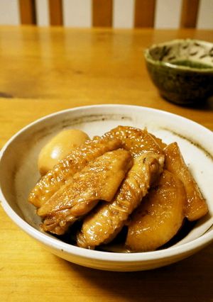 おふくろの味☆手羽先と大根の煮物-レシピのメイン写真