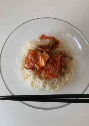 ツルッとおいしいキムチそうめん-レシピのメイン写真
