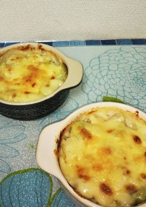 旬をたっぷり！簡単そら豆グラタン-レシピのメイン写真