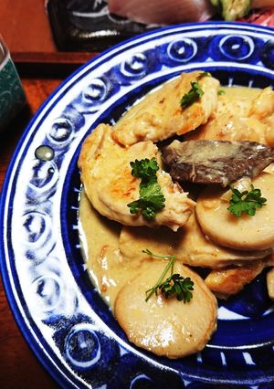 簡単チキンのクリーム煮-レシピのメイン写真