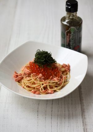 鮭と大葉のスパゲティ-レシピのメイン写真