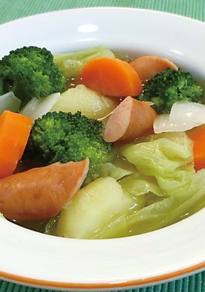 アスリート食★野菜とソーセージのポトフ-レシピのメイン写真