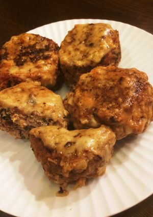 豚ひき肉の梅しそチーズつくね♪-レシピのメイン写真