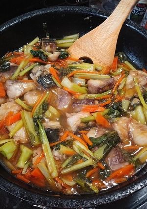 サバと野菜の甘酢あん(簡単)-レシピのメイン写真