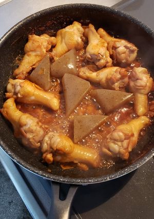 手羽先のにんにく酢醤油煮-レシピのメイン写真