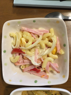 スパイシー!カレーマヨマカロニサラダ-レシピのメイン写真