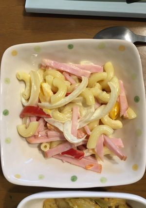スパイシー！カレーマヨマカロニサラダ-レシピのメイン写真