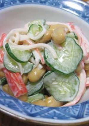 かにかま＆大豆マヨネーズ和え-レシピのメイン写真