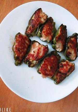 ピーマンの肉詰め-レシピのメイン写真