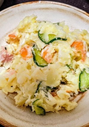レンジで簡単。我が家のポテトサラダ-レシピのメイン写真
