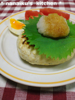 鶏と豆腐の和風おろしバーグ-レシピのメイン写真