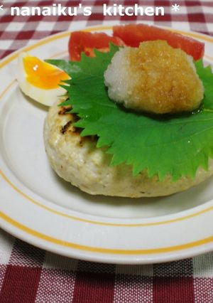 鶏と豆腐の和風おろしバーグ-レシピのメイン写真